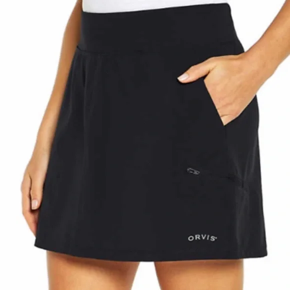 Orvis Black Ladies Skort M - Picture 1 of 7